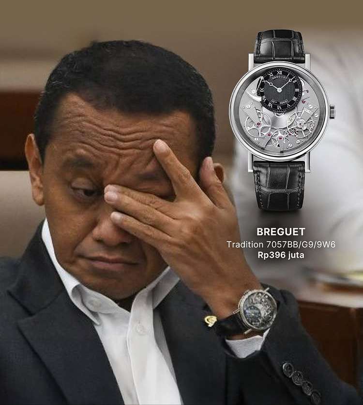 Koleksi jam tangan Bahlil Lahadalia