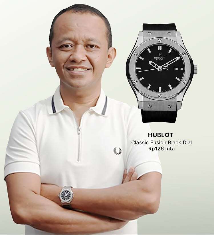 Koleksi jam tangan Bahlil Lahadalia