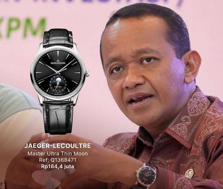 Koleksi jam tangan Bahlil Lahadalia