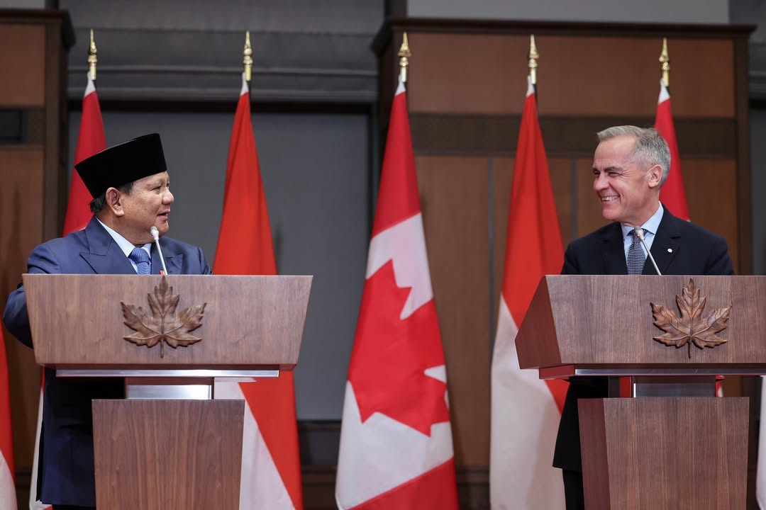 Presiden Prabowo Bertemu PM Kanada Mark Carney