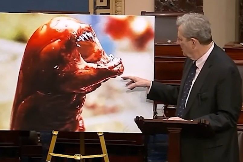 Senator Kennedy jelaskan soal udang radioaktif