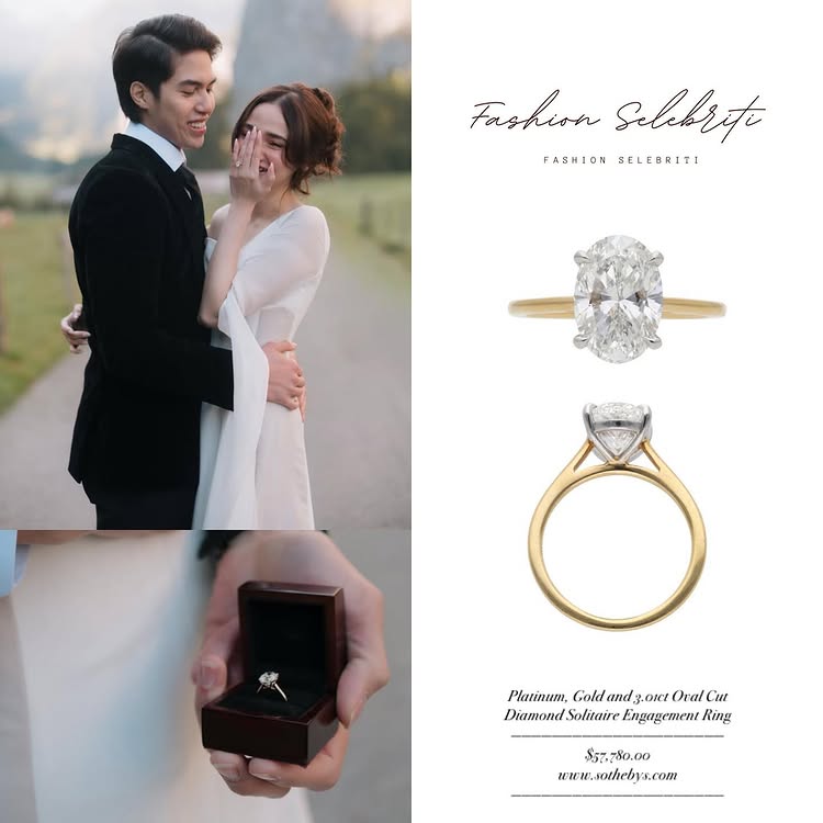 Cincin lamaran Syifa Hadju dari El Rumi