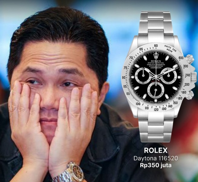 Koleksi jam tangan Erick Thohir