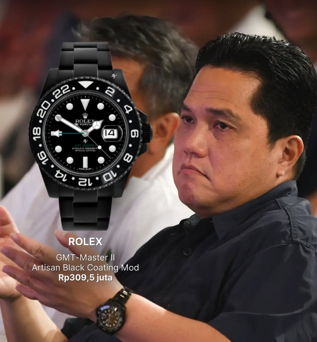Koleksi jam tangan Erick Thohir