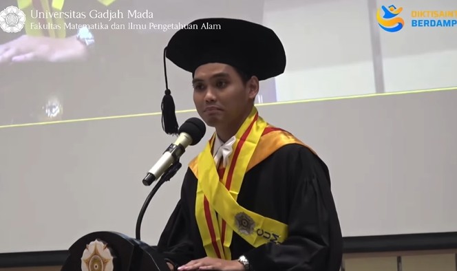 Rizky Aflaha, Doktor termuda di UGM