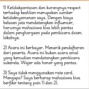 Curhat Dosen S3 Lulusan Monash University Dibayar Rp300 Ribu, Influencer Dapat Belasan Juta