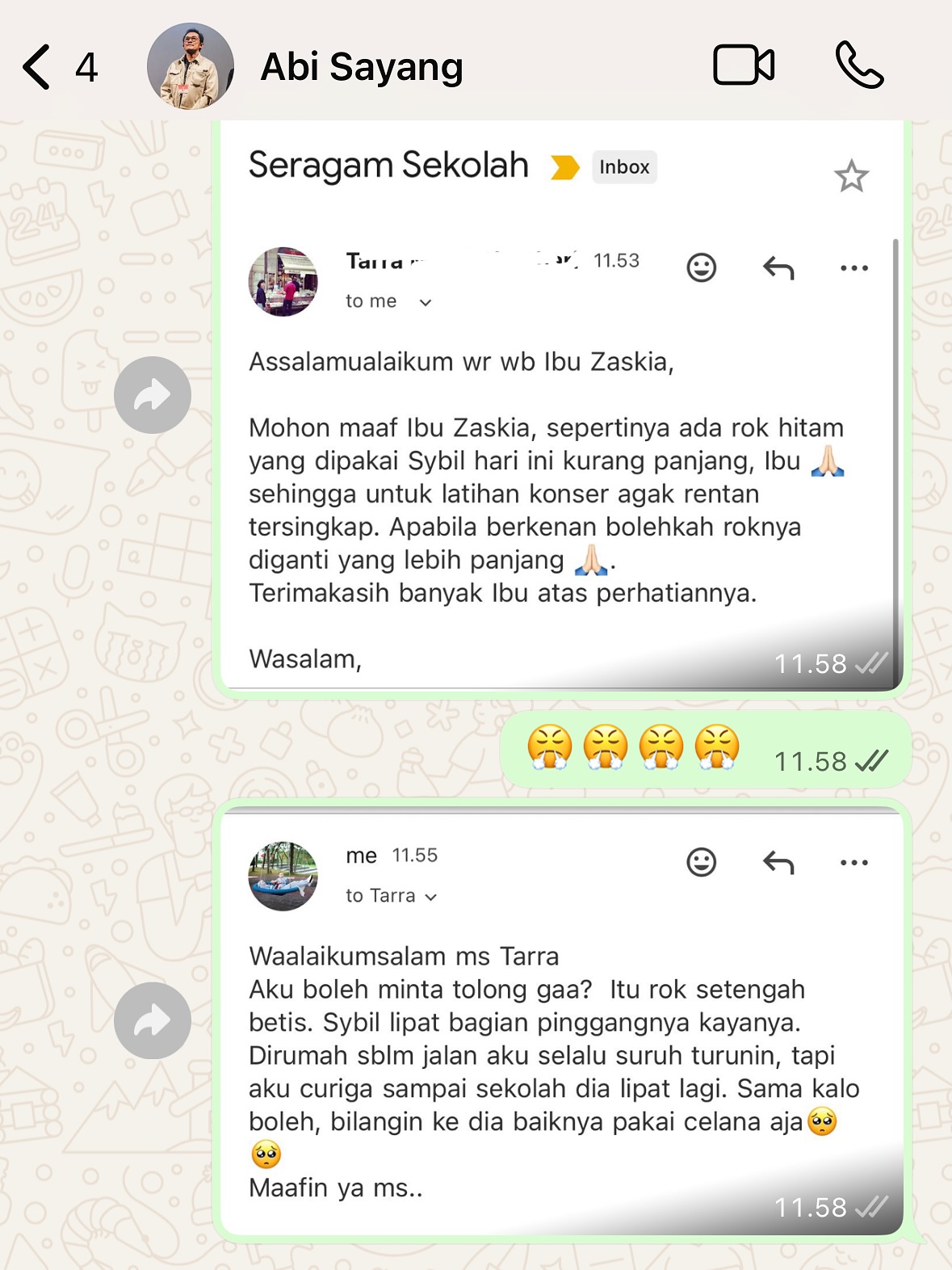 Reaksi Gemas Zaskia Mecca Saat Anak Kena Tegur Guru karena Rok Terlalu Pendek