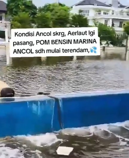 Puncak banjir Rob di Ancol, 5 Desember 2025 Puncak banjir Rob di Ancol, 5 Desember 2025