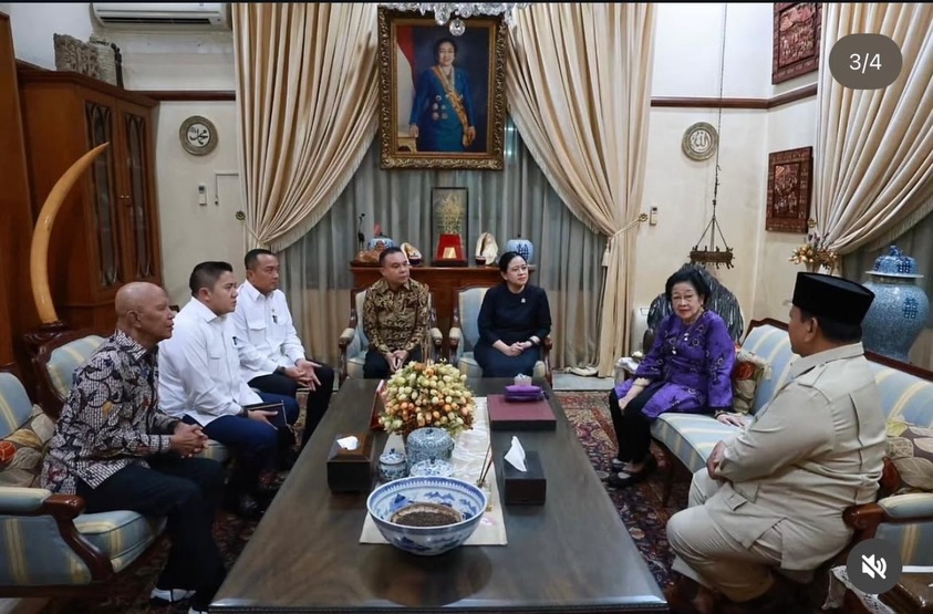 Prabowo bertemu Megawati (Instagram @mh_said_abdullah) Prabowo bertemu Megawati (Instagram @mh_said_abdullah)
