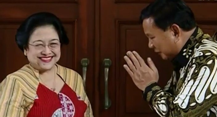 Prabowo bertemu Megawati di Teuku Umar pada 2019 (YouTube) Prabowo bertemu Megawati di Teuku Umar pada 2019 (YouTube)