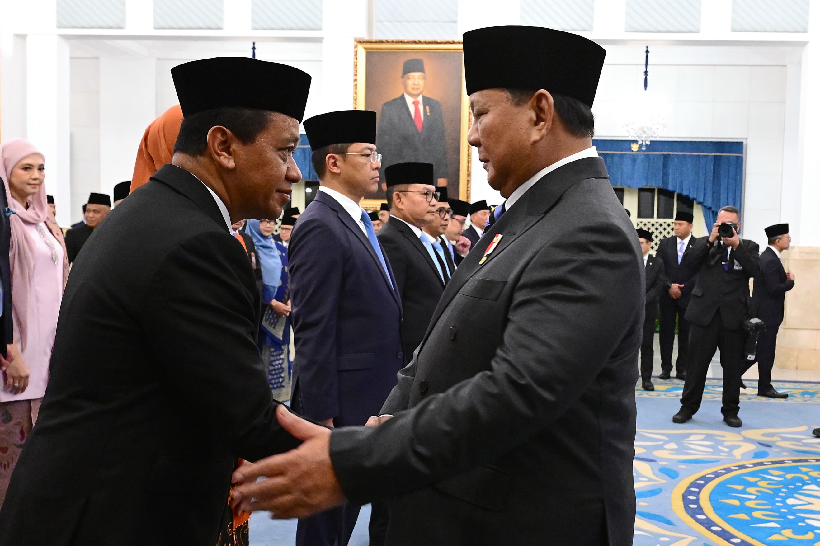 Prabowo reshuffle kabinet (Instagram @sekretariat.kabinet)