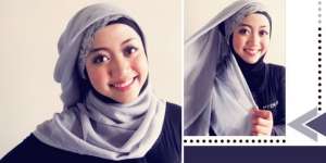 Tampil Modis dengan Jilbab Segiempat
