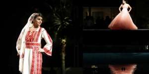 Foto Anggunnya Model Palestina di Atas Catwalk