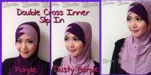 Cantik Sekejap dengan Slip In Double Cross Inner Qanita 