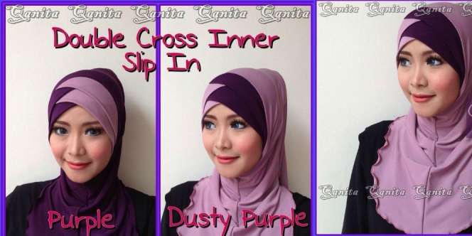 Cantik Sekejap dengan Slip In Double Cross Inner Qanita 