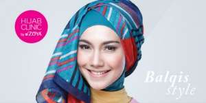 Kreasi Hijab Simpel, Cuma Dua Jarum