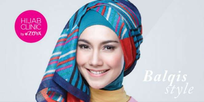 Kreasi Hijab Simpel, Cuma Dua Jarum