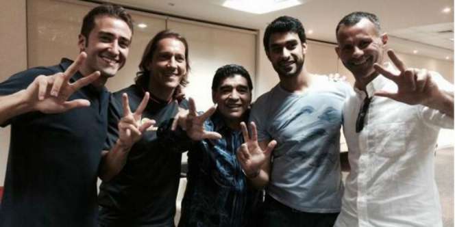 Pensiun, Giggs Berburu Pemain di Negara Islam Bersama Maradona