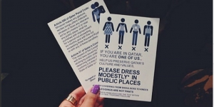 Qatar Sindir Wisatawan Melalui Poster Bertema 'Dress Code'