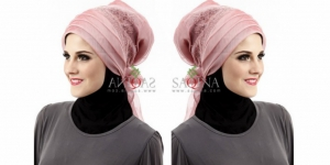 Gaya Turban Pleats Artkea untuk Pesta