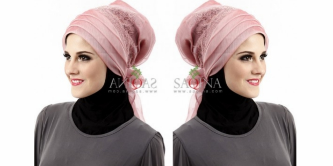 Gaya Turban Pleats Artkea untuk Pesta
