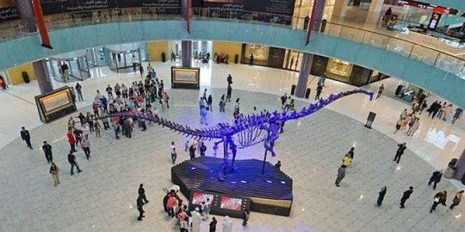 Dinosaurus 155 Juta Tahun Muncul di Mal Kota Muslim