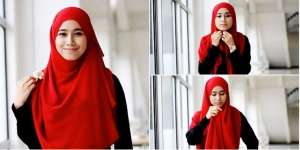 Tutorial Jilbab Panjang Minim Jarum Pentul