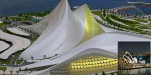 Penampakan Sydney Opera House Ala Gurun Pasir