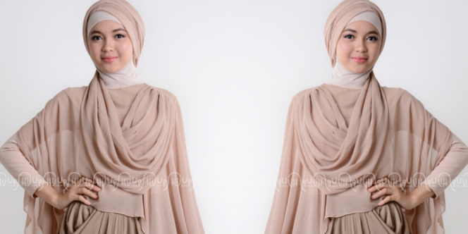 Gaya Hijab Anggun nan-Mewah
