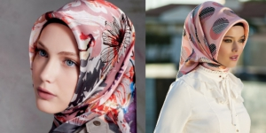Ragam Scarf Sutra Bermotif Cantik