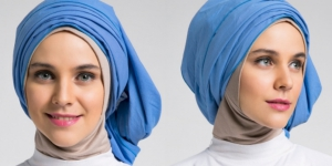 Hijab Keren dengan Shawl Polos