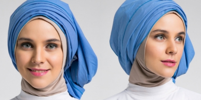 Hijab Keren dengan Shawl Polos