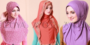 Kerudung Instant Sentuhan Warna Kalem
