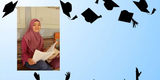 Rahasia Hijaber Cantik Anak Petani Lulus Cumlaude