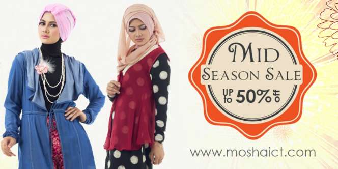 `Mid Season Sale` Ramadan, Diskon Setengah Harga di Sini