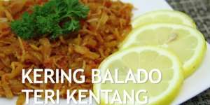 Video : Kering Balado Teri Kentang