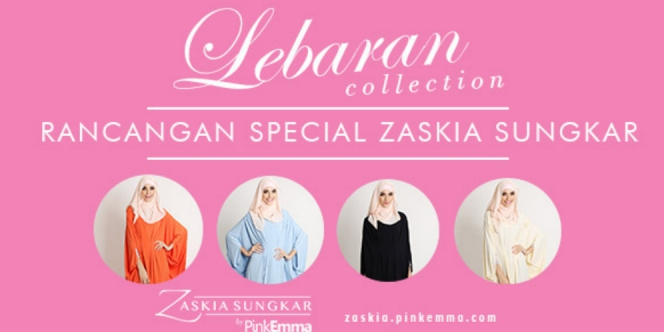 Zaskia Sungkar: Kaftan Edisi Lebaran, Simpel Namun Elegan