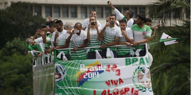 Timnas Aljazair Sumbang Hadiah Piala Dunia untuk Warga Gaza