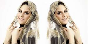 Saqina: Koleksi Kerudung `Tile` Payet Cantik