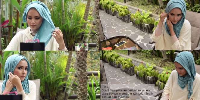 Tutorial Style Hijab `Ngabuburit`