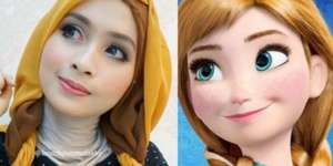 Unik, Hijabers Tanah Air Berdandan Tokoh Disney