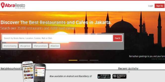 Aplikasi `Pemburu` Resto Favorit untuk Buka Puasa