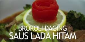 Video : Brokoli Daging Saus Lada Hitam