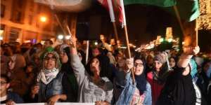 Warga Maroko Turun ke Jalan Kecam Israel