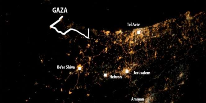 Kebrutalan Serangan Israel ke Gaza Dilihat dari Luar Angkasa