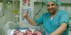 Mengharukan, Bayi Kembar Empat Lahir di Tengah Konfik Gaza