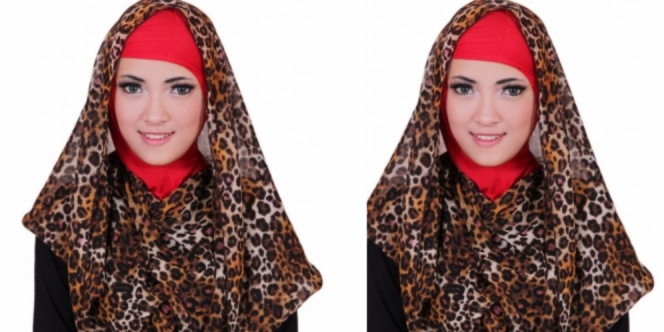 Mybamus: Pashmina Leopard Instan Cantik