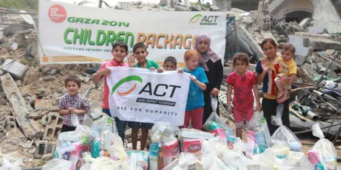 Ribuan Paket Makanan dari Indonesia Tiba di Gaza
