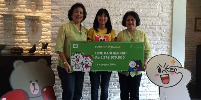 Usai Ramadan, Line Beri Bantuan Rp 1,3 M ke Penderita Kanker