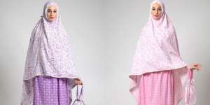 Hijabenka: Mukena Motif Batik Warna Pastel